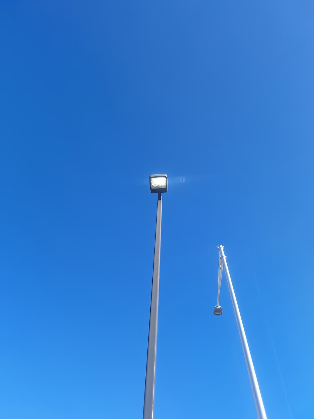 picture of aerial lighting maintenance