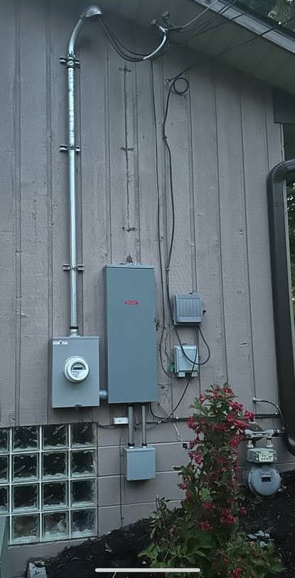 picture of a residential project done by a master electrician