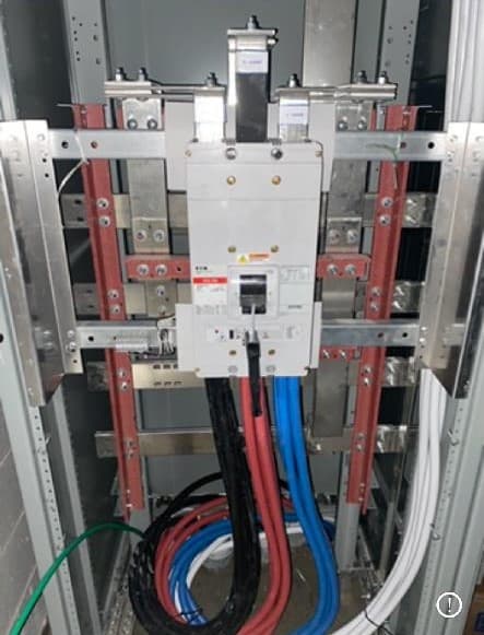 picture of a commercial project done by a master electrician