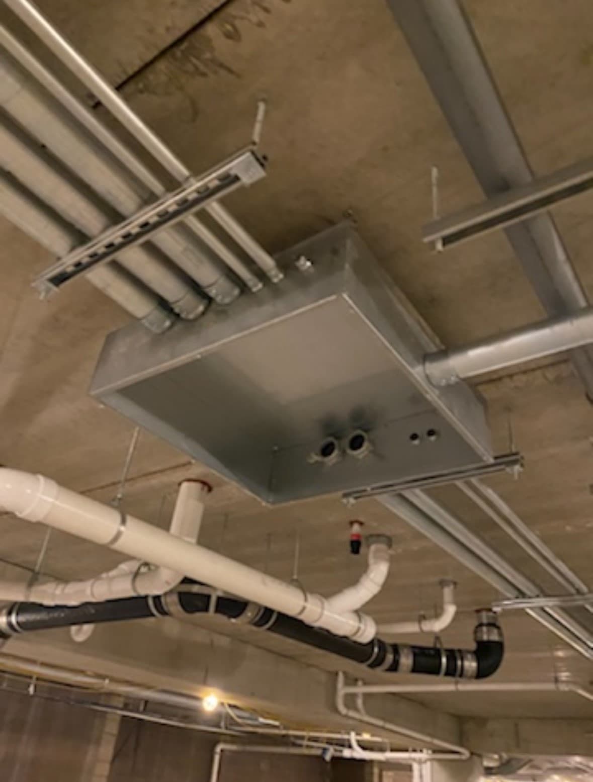 picture of a master electrician commercial project 